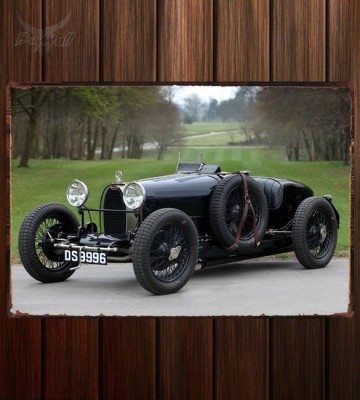 Металлическая табличка Bugatti Type 37